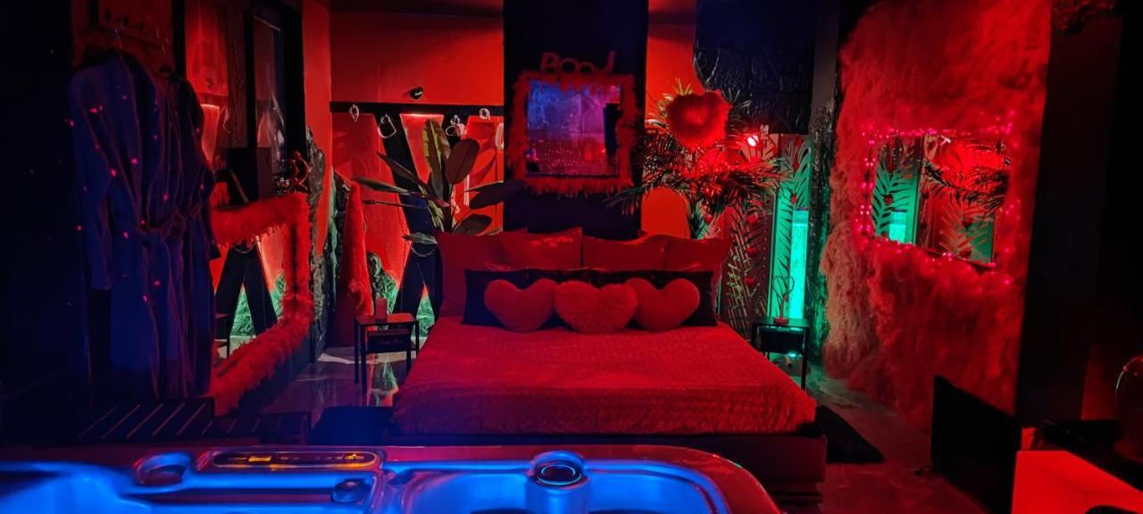 Loft Romantique Hammam Spa Privatif Playroom Grenoble Rom bilde